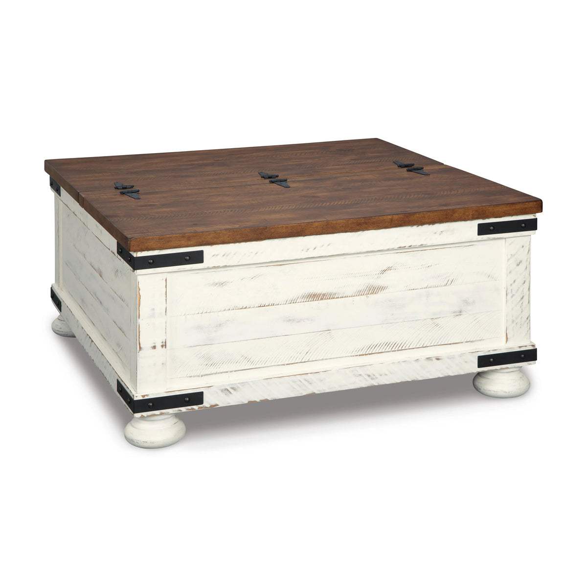 Mesa de centro Wystfield - Blanco/Marrón