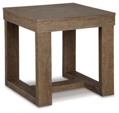 Cariton End Table - Gray