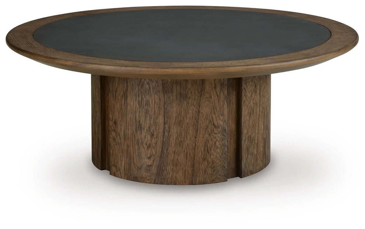 Mesa de centro Dontayne - Marrón cálido