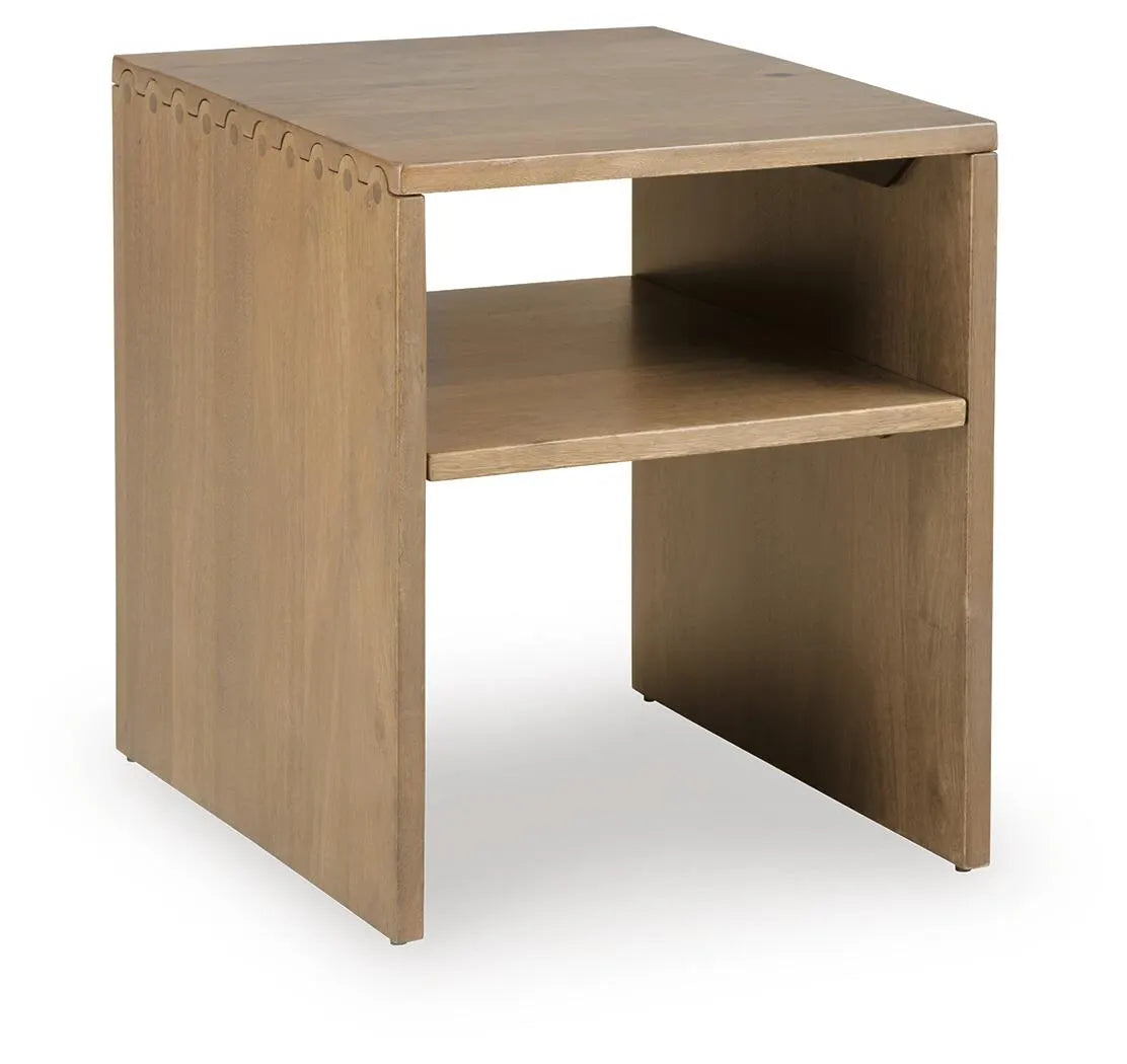 Ella Grove End Table - Rich Brown