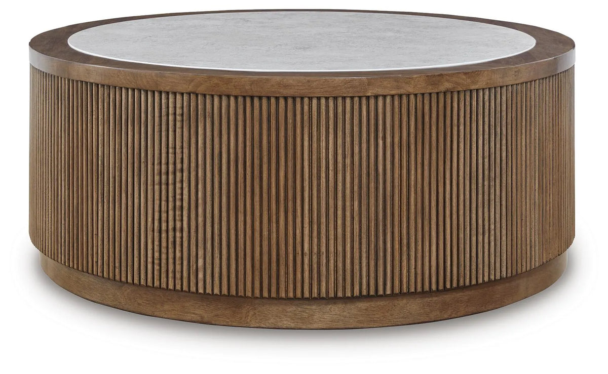 Mesa de centro Hadonna - Marrón