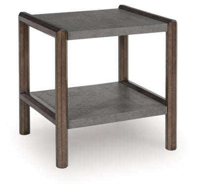 Kallenny End Table - Brown/Gray