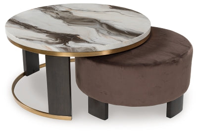 Mesa de centro nido Jazmore (juego de 2)
