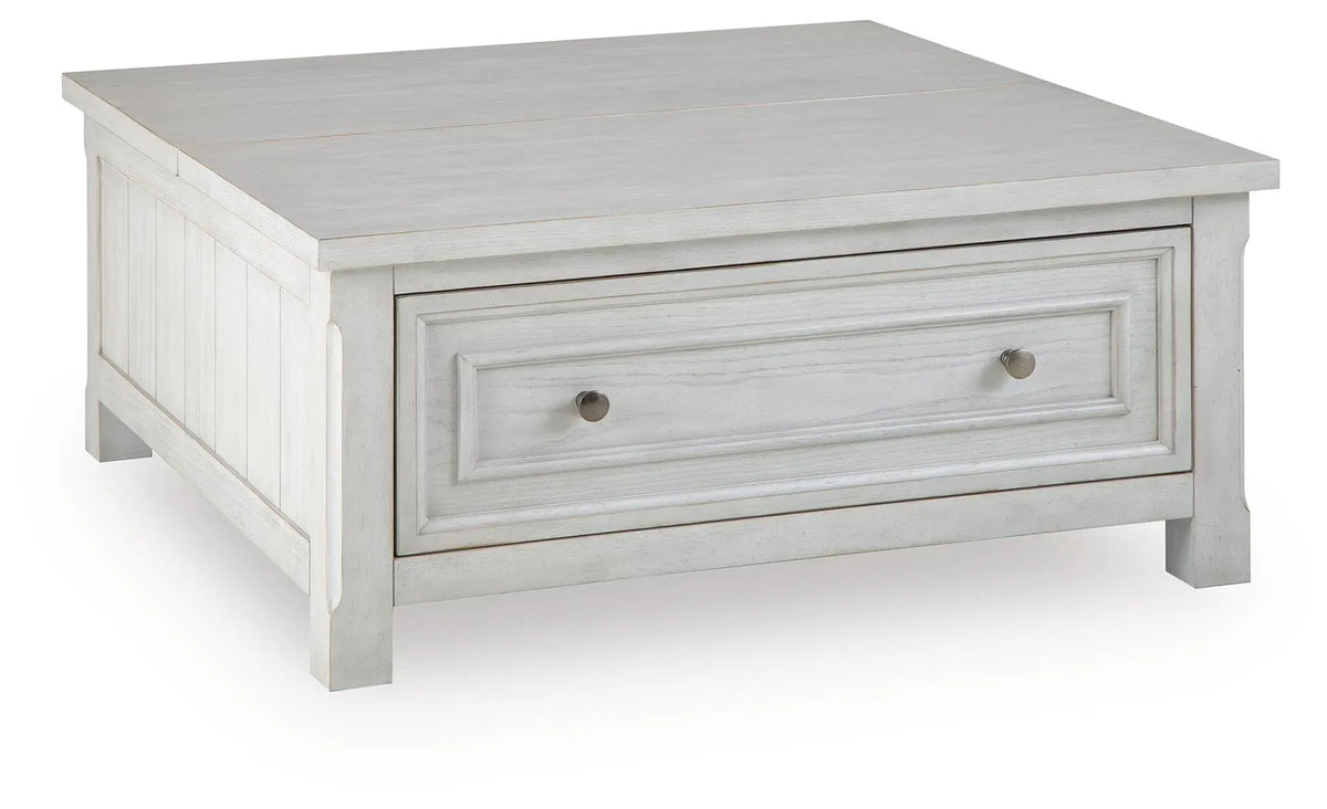 Mesa de centro elevable Robbinsdale - Blanco antiguo