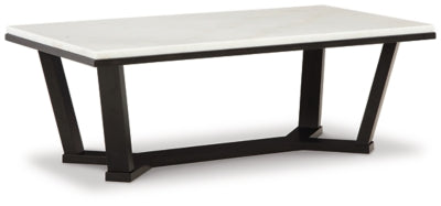 Mesa de centro Fostead - Blanco/Espresso