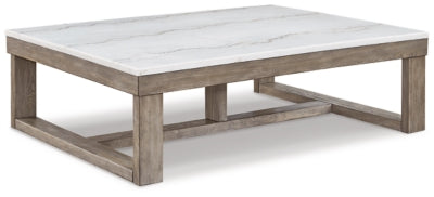 Mesa de centro Loyaska - Marrón/Marfil