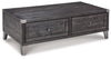Mesa de centro Todoe con tapa elevable
