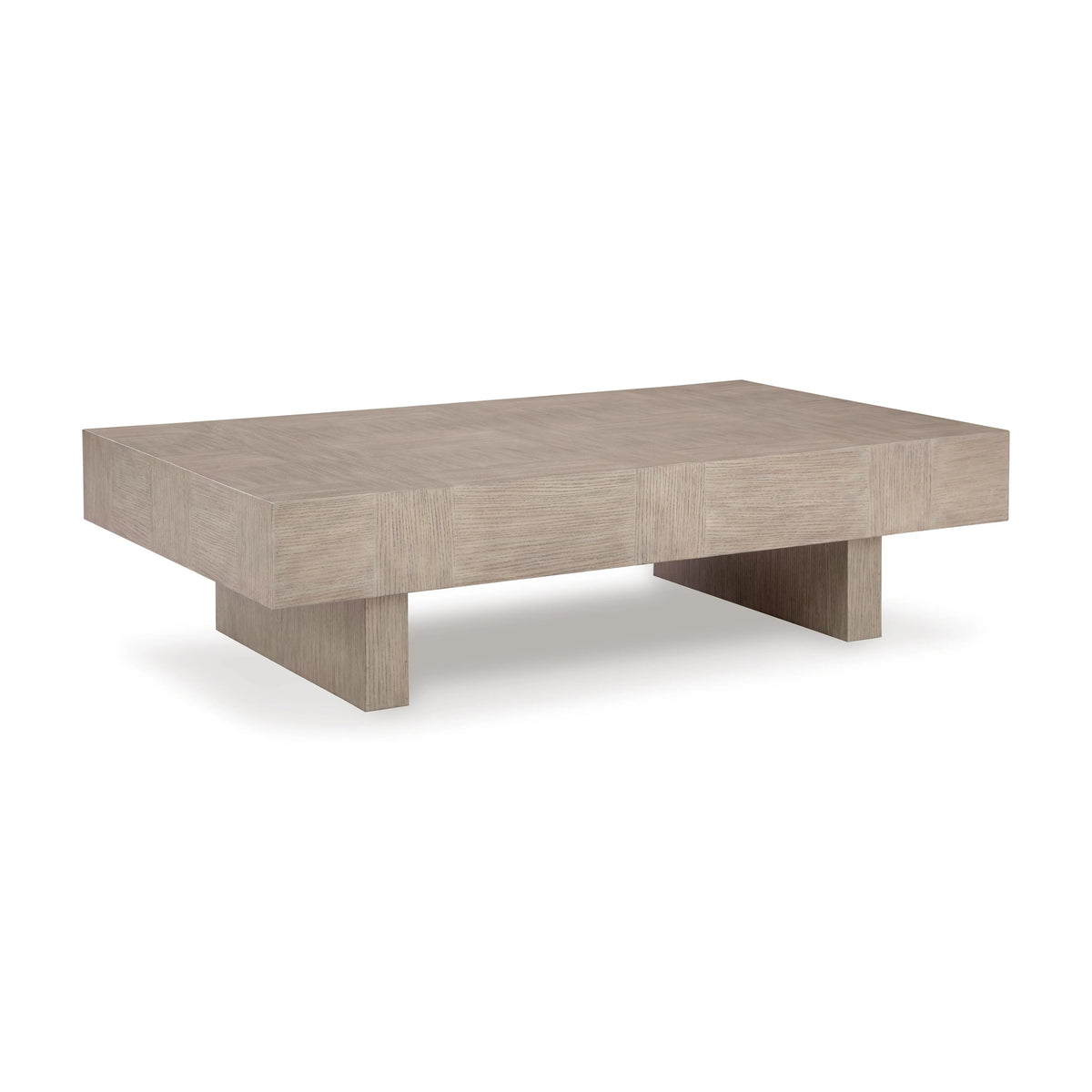 Mesa de centro Jorlaina - Marrón grisáceo claro