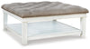 Mesa de centro otomana tapizada Kanwyn