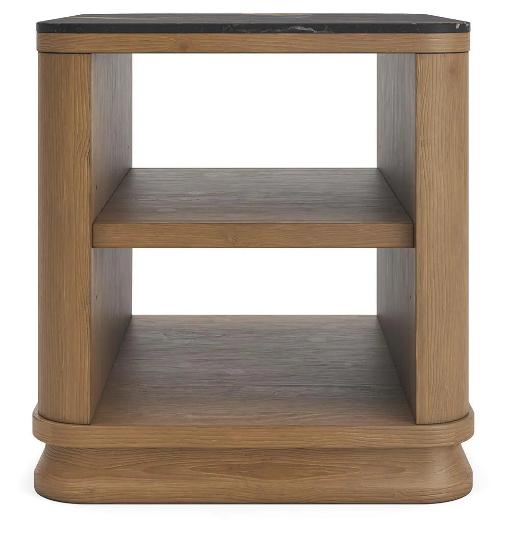 Avelo End Table - Light Brown
