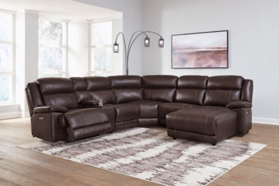 VonKurt 6-Piece Power Reclining Sectional with Chaise