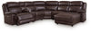 VonKurt 6-Piece Power Reclining Sectional with Chaise