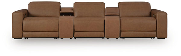 Rally-Up 5-Piece Power Reclining Sectional with Console