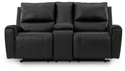 Danemere Reclining Loveseat with Console