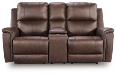Beryton Power Reclining Loveseat with Console