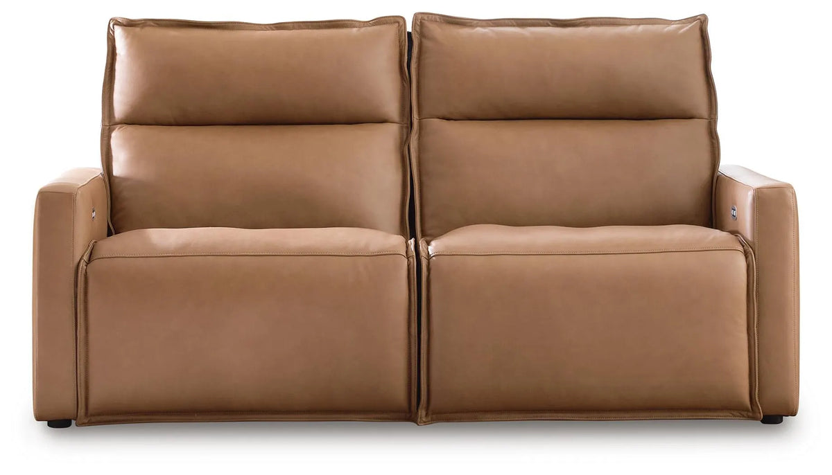 Arrington 2-Piece Power Reclining Loveseat - Butternut