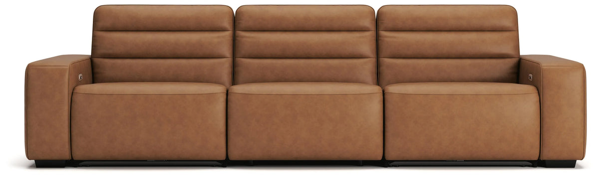 Modero 3-Piece Power Reclining Sectional Sofa - Toffee