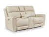 Dahlmoore Power Reclining Loveseat with Console