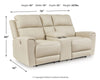 Dahlmoore Power Reclining Loveseat with Console