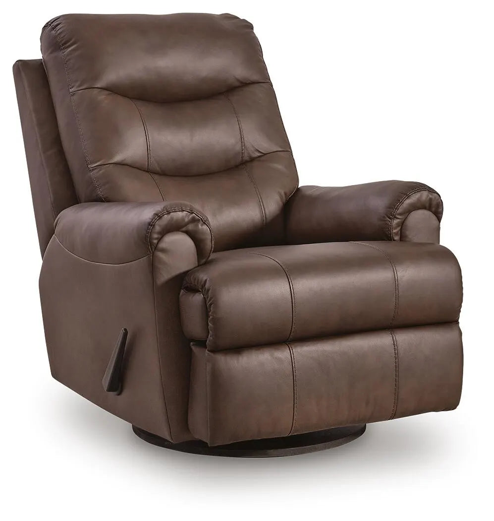 Dolinger Swivel Glider Recliner - Espresso