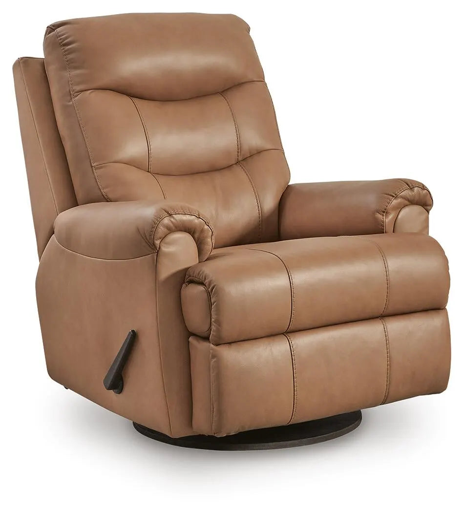 Dolinger Swivel Glider Recliner - Butternut