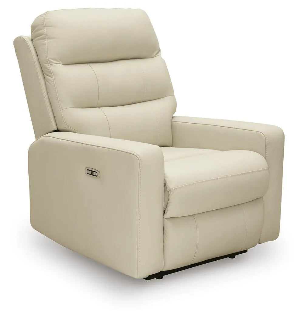 Olcotte Power Recliner - Canvas