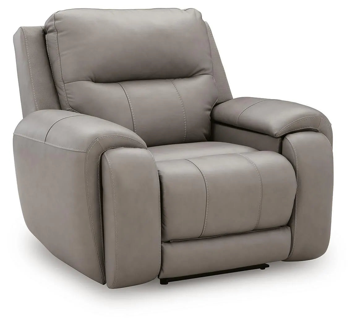 Trendsetter Power Recliner with Audio Seating - Ash