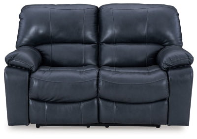 Leesworth Power Reclining Loveseat - Ocean