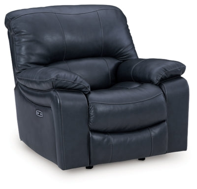 Leesworth Power Recliner - Ocean