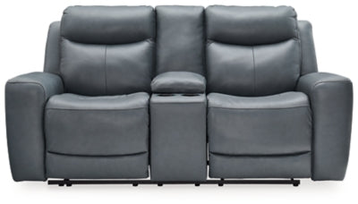 Loveseat reclinable eléctrico Mindanao con consola