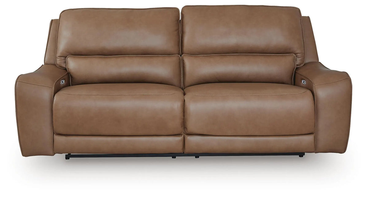 Silverbrooke 2-Piece Reclining Loveseat - Caramel