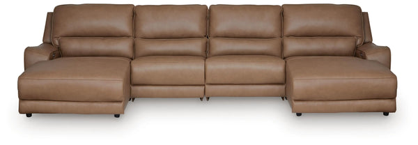 Silverbrooke 4-Piece Power Reclining Sectional with Chaise