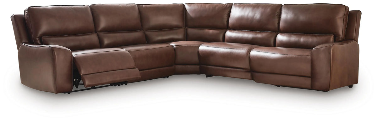 Silverbrooke 5-Piece Power Reclining Sectional - Canyon