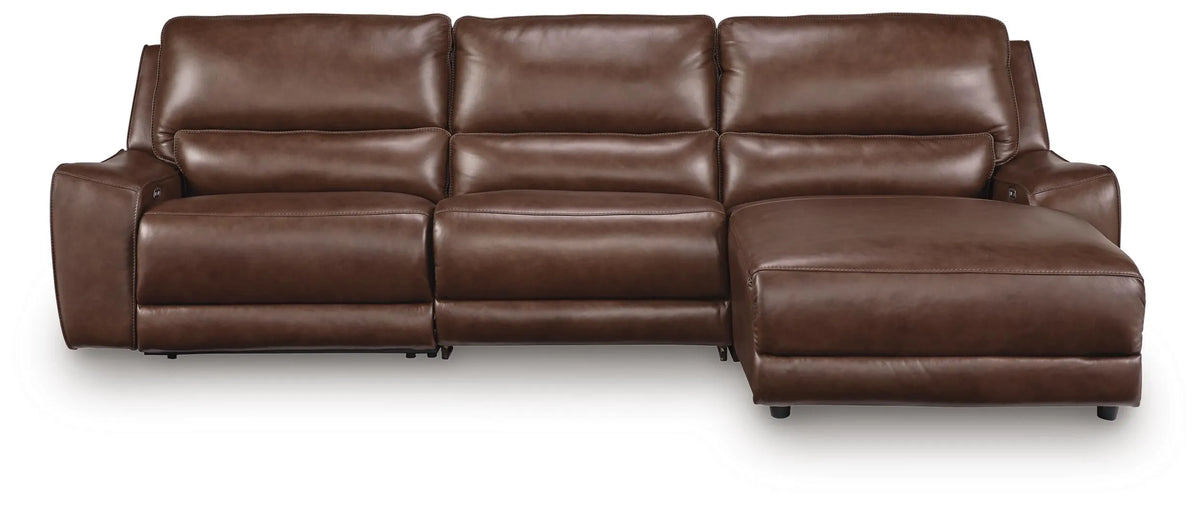 Silverbrooke 3-Piece Reclining Sofa Chaise - Canyon