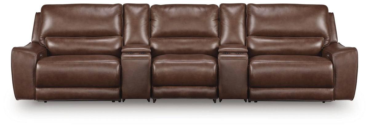 Silverbrooke 5-Piece Power Reclining Sectional - Canyon