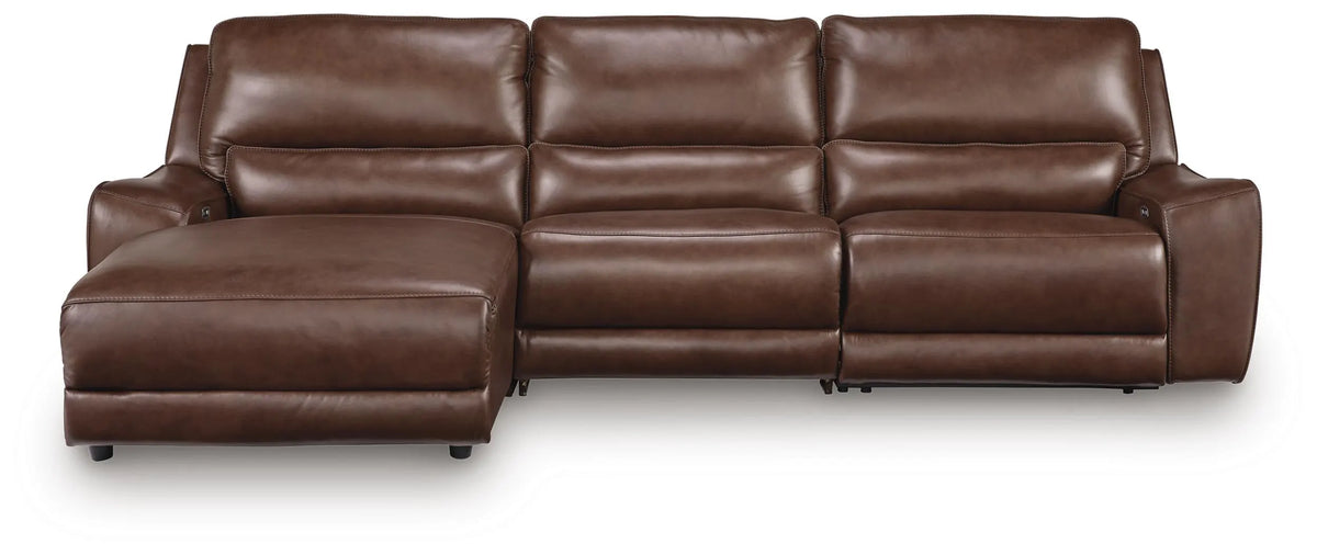 Silverbrooke 3-Piece Reclining Sofa Chaise - Canyon