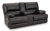 Loveseat reclinable eléctrico montañoso