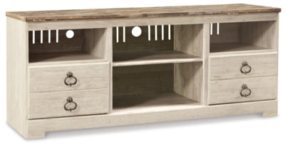 Willowton 64" TV Stand - Whitewash