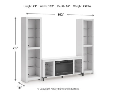 Brollevi 3-Piece Entertainment Center