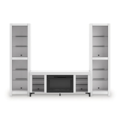 Brollevi 3-Piece Entertainment Center - White