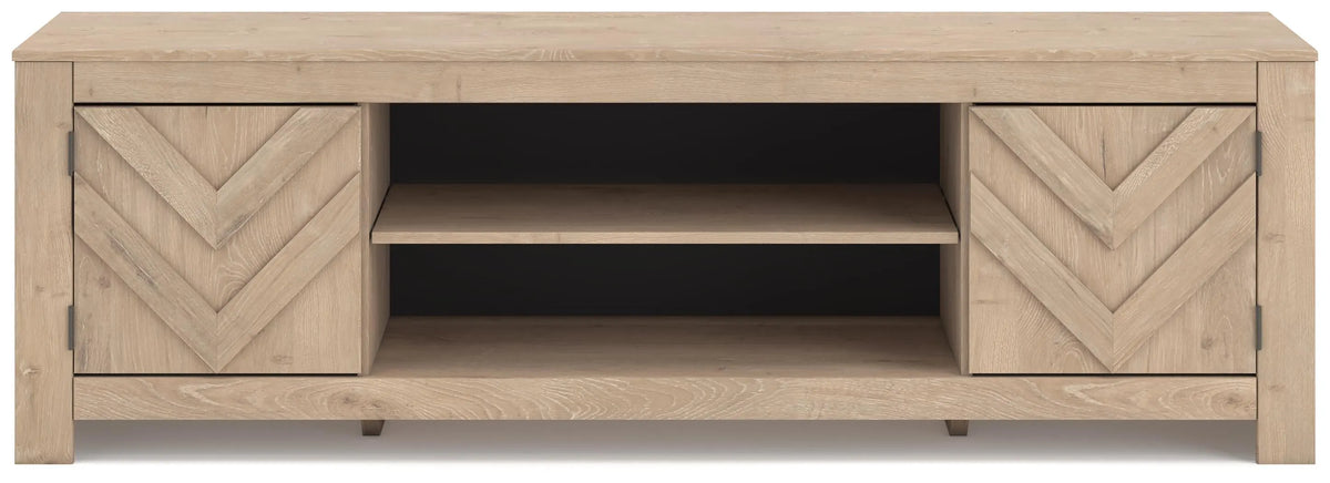 Cayboni 71" TV Stand - Tan