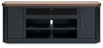 Soporte para TV Landocken de 83" - Marrón/Azul