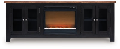 Wildenauer 76" TV Stand with Electric Fireplace