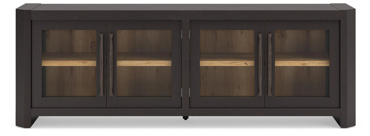 Bracken 80" TV Stand - French Black
